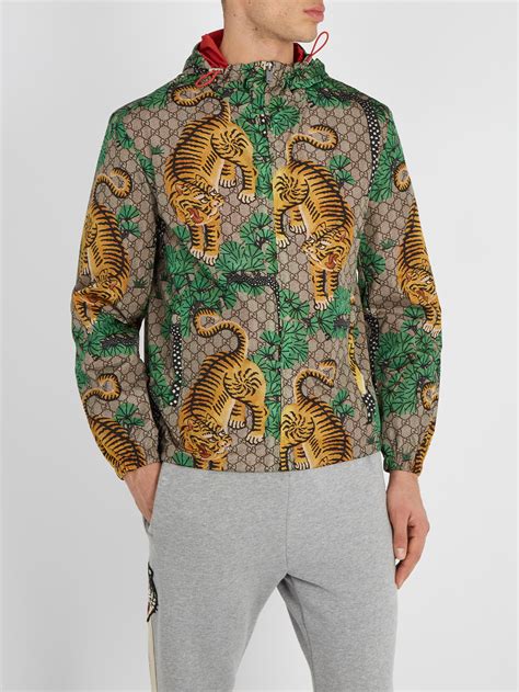 gucci bengal tiger jacket for sale|Gucci Bengal Tiger Print Jacket in Green for Men .